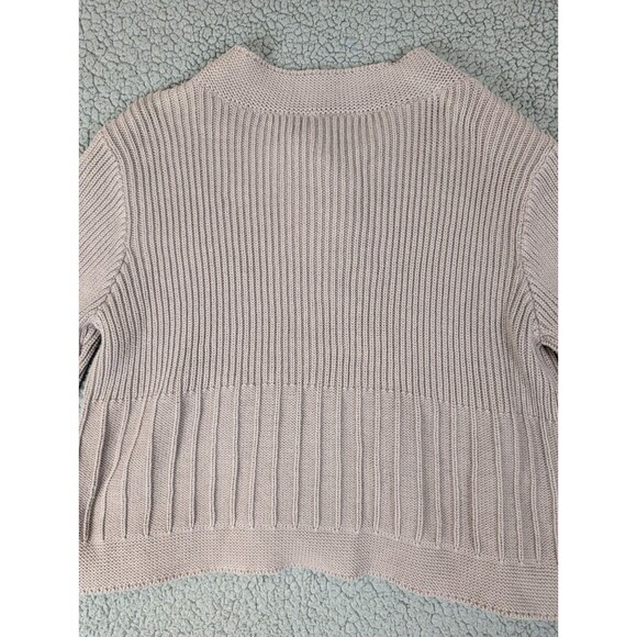 Ruff Hewn Cardigan Sweater XL Brown Womens Bell Sleeve Large Button 100% Cotton - Picture 5 of 11